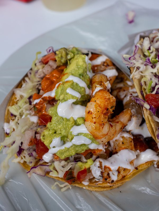 Gambas croustillantes guacamole